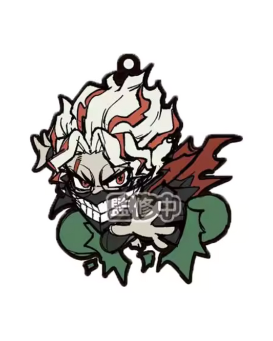 Dandadan Bold Party Character Rubber Pendant