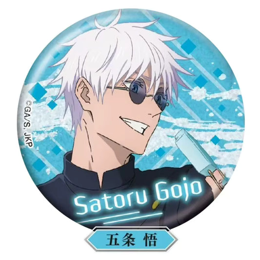 Jujutsu Kaisen Kaigyoku Gyokusetsu Glitter Pin Badge Collection