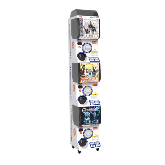 Capsule toy vending machine (three layers)