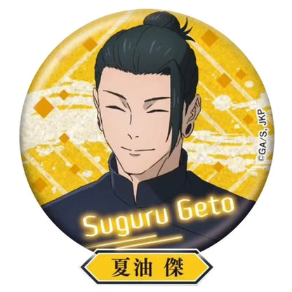 Jujutsu Kaisen Kaigyoku Gyokusetsu Glitter Pin Badge Collection